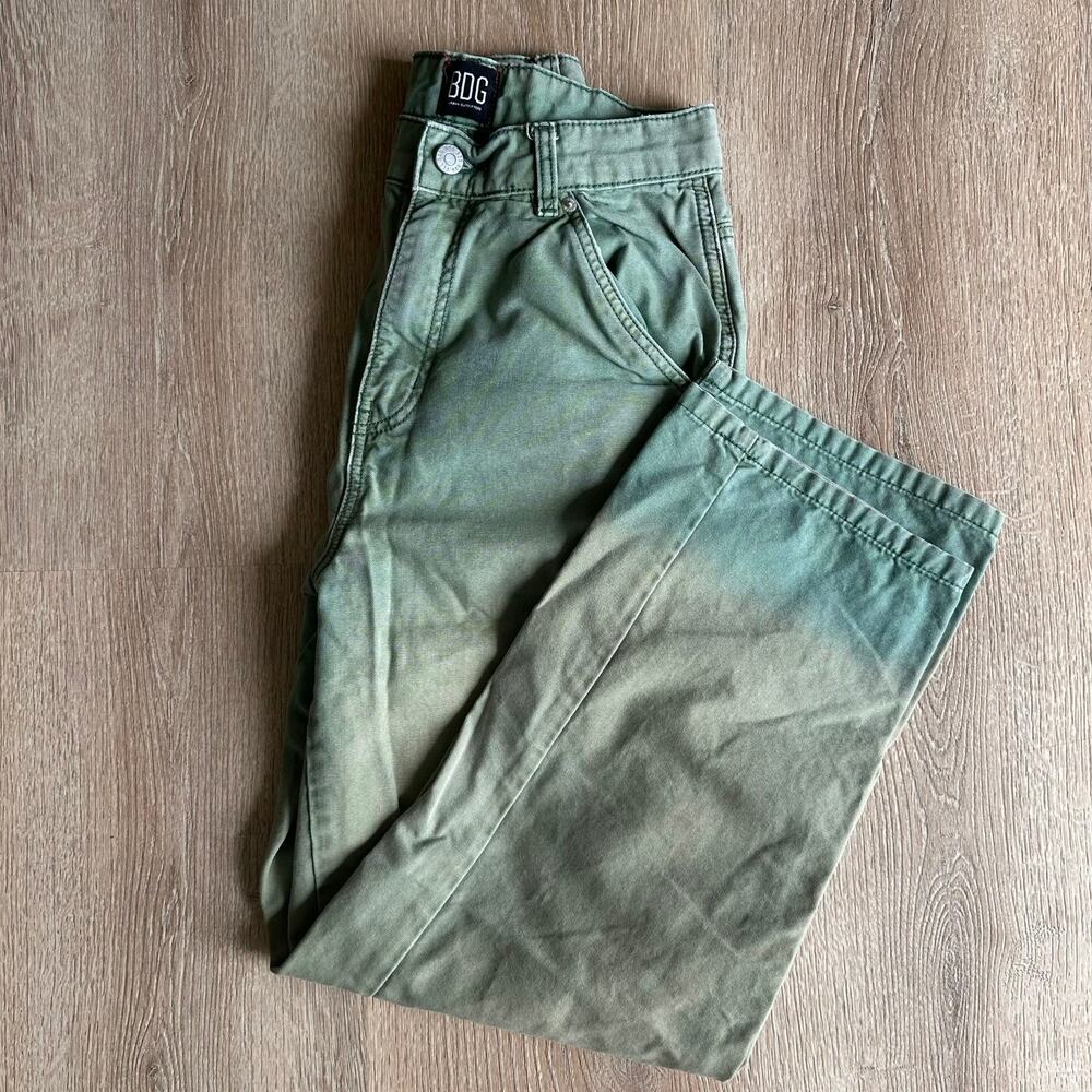 BDG Olive Green Straight Leg Pants